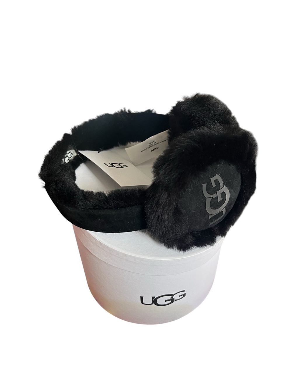 UGG Black Shearling Earmuffs